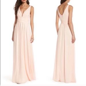 Lulus Blush Bridesmaid Dress